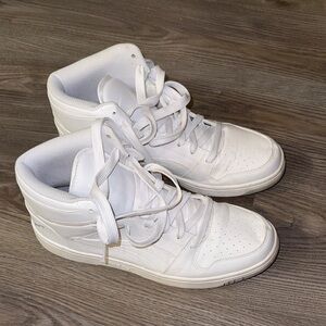 Puma White High-Top Sneakers